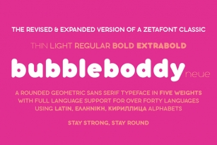 Bubbleboddy Neue Font Font Download