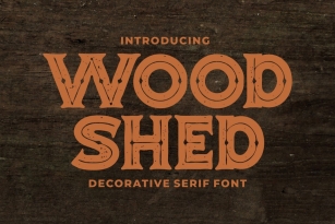 Woodshed Font Font Download