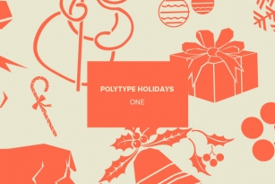 Polytype Holidays One Font Font Download