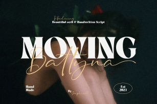 Moving Battyna Font Font Download
