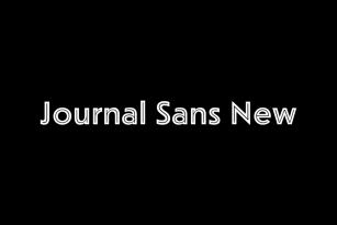 Journal Sans New Font Font Download