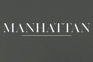 Manhattan Font Font Download
