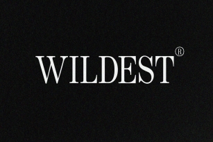 Wildest Font Font Download
