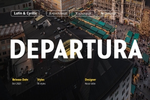 Departura Font Font Download