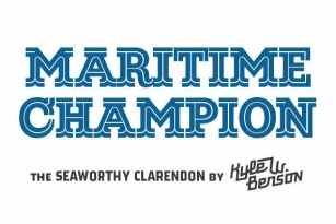 Maritime Champion Font Font Download
