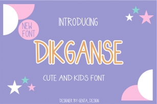 Dikganse - Cute Font Font Download