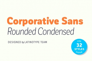 Corporative Sans Rounded Condensed Font Font Download