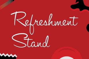 Refreshment Stand Font Font Download