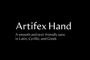 Artifex Hand CF Font Font Download