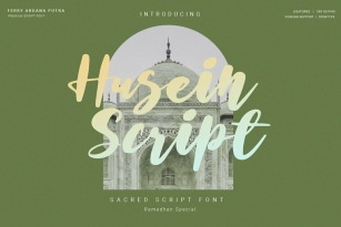 Husein Script Font Font Download