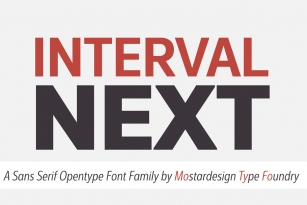 Interval Next Font Font Download
