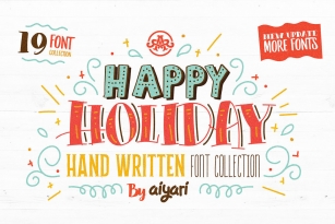 Happy Holiday Font Font Download