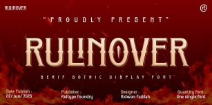 Rulinover Font Font Download
