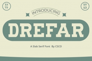 Drefar Font Font Download