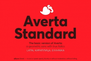 Averta Standard Font Font Download