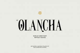 ED Olancha Font Font Download
