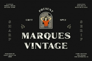Marques Vintage Font Font Download