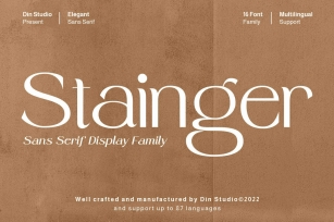 Stainger Font Font Download