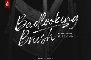 Badlooking Brush Font Font Download