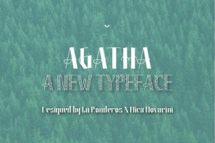 Agatha Font Font Download