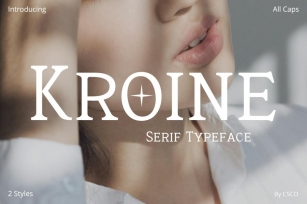 Kroine â€“ Serif Typeface Font Download