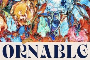 Ornable Experimental Type Font Download