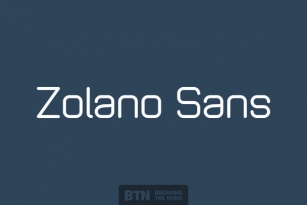 Zolano Sans Font Font Download