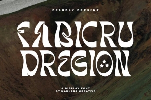 Fabicru Dregion Display Font Font Download