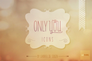 Only You Icons Font Font Download