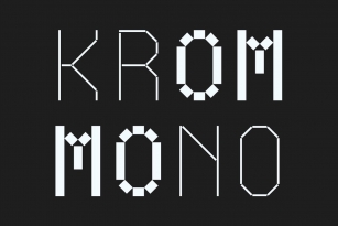 Krom Mono Font Font Download