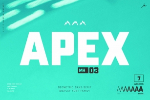 Apex Mk3 Font Font Download