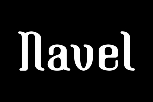 Navel Font Font Download
