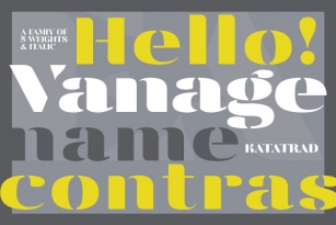 Vanage Font Font Download