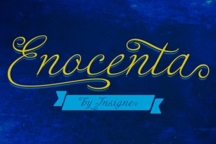 Enocenta Font Font Download