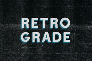 Retro Grade Font Font Download