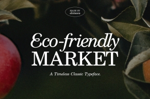 Eco Friendly Market Font Font Download