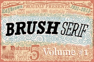 Brush Serif Font Font Download