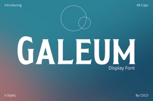 Galeum â€“ Display Serif Font Download