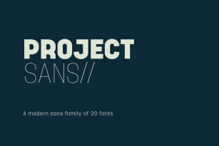 Project Sans Font Font Download