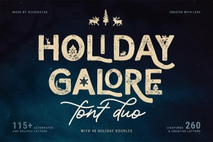 Holiday Galore Duo Font Download