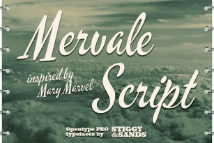 Mervale Script Pro Font Font Download