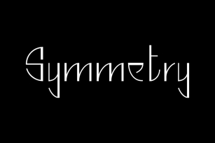 Symmetry Font Font Download