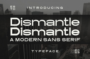 Dismantle Font Font Download