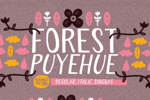 Forest Puyehue Font Font Download