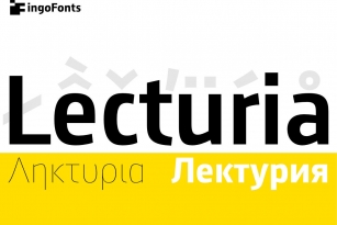 Lecturia Font Font Download