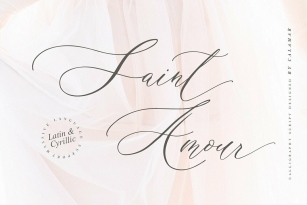 Saint Amour Script Font Font Download
