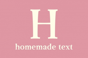 Homemade Text Font Font Download