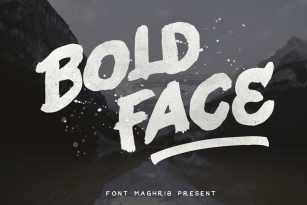 Bold Face Font Font Download