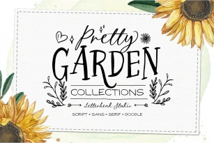 Pretty Garden Trio Font Download