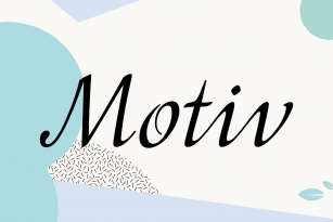 Motiv Font Font Download